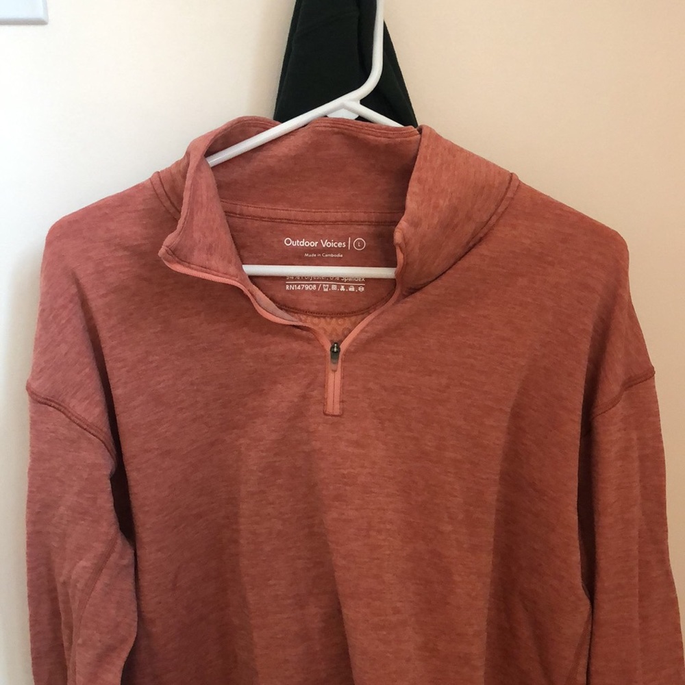 Outdoor Voice quarter zip